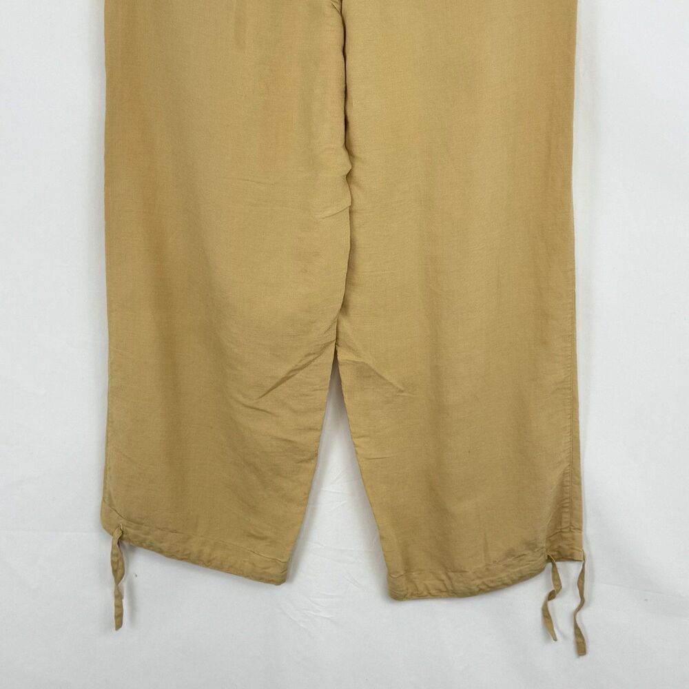 Back From Bali Rayon Wide Leg Beige Women’s Pants Size M - Picture 7 of 15